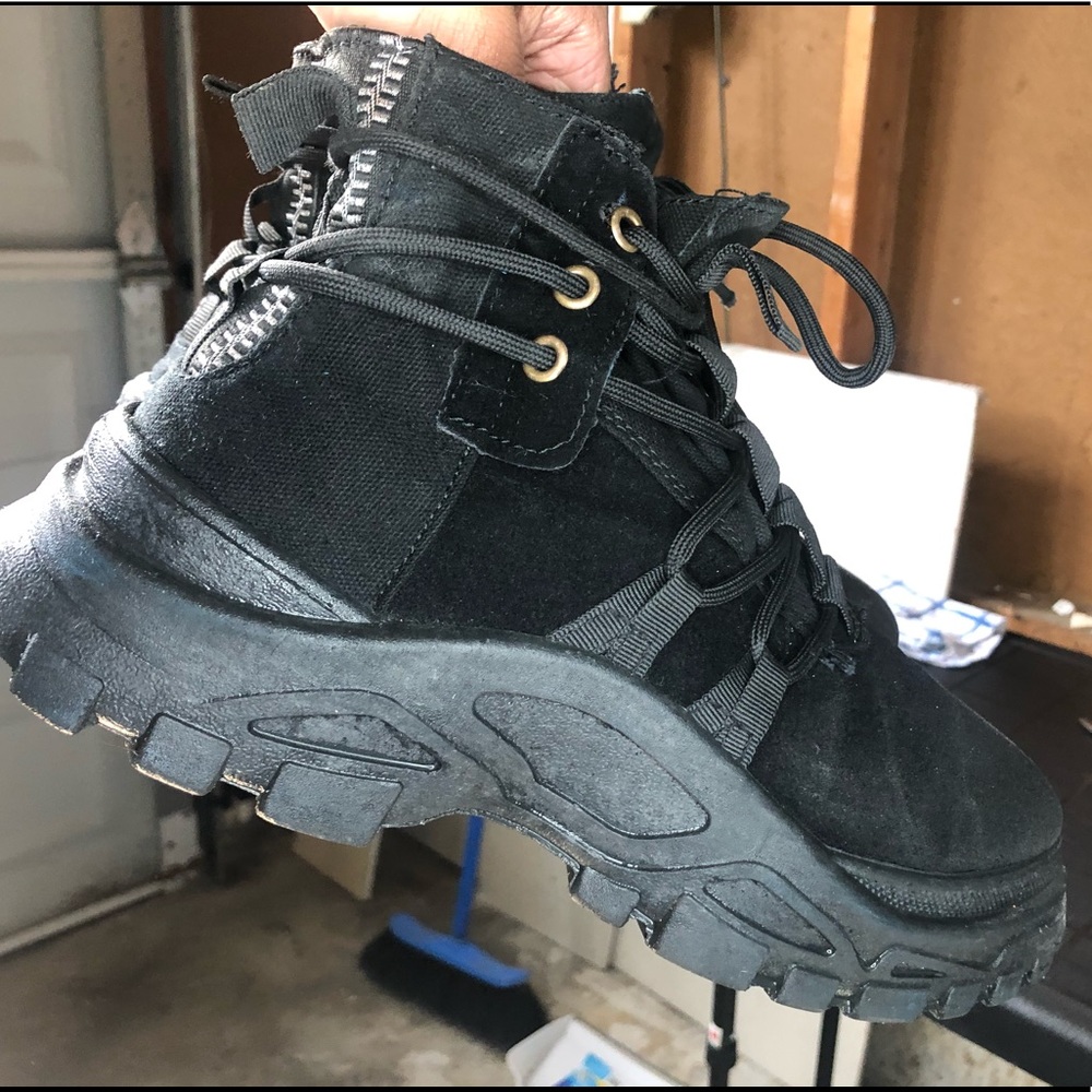 Black boots